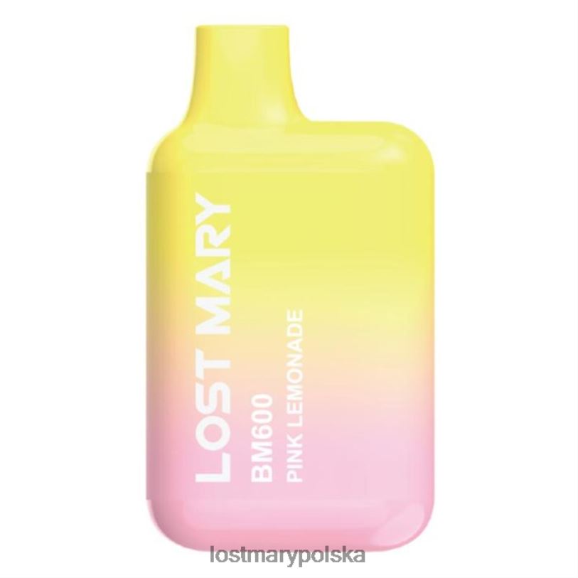 LOST MARY Cena - Jednorazowy waporyzator Lost Mary Bm600 różowa lemoniada L4FV138