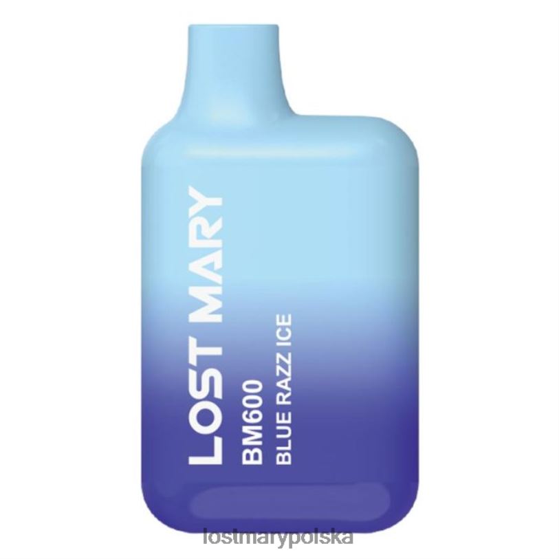 LOST MARY Vape Opinie - Jednorazowy waporyzator Lost Mary Bm600 niebieski razz lód L4FV140