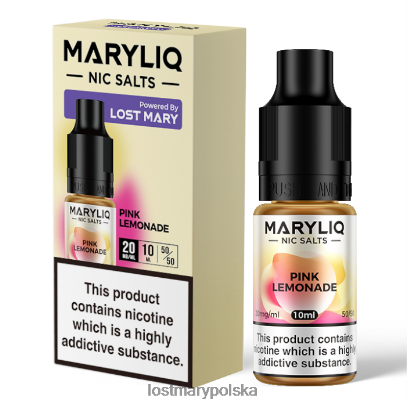 LOST MARY Online - sole Lost Mary Maryliq Nic - 10ml różowy L4FV215