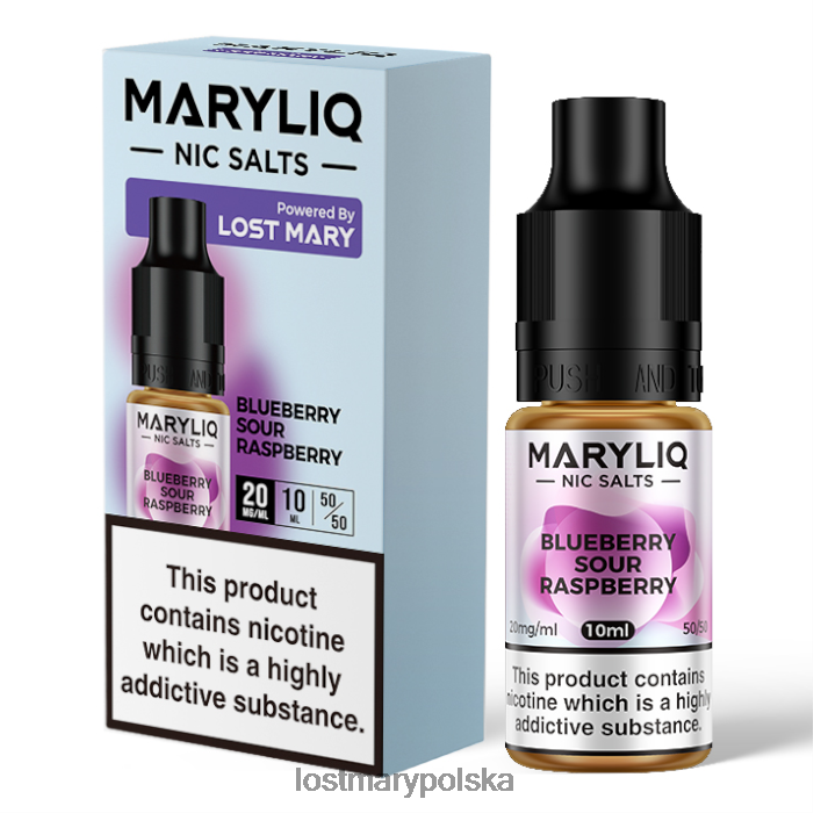 LOST MARY Vape - sole Lost Mary Maryliq Nic - 10ml jagoda kwaśna malina L4FV207
